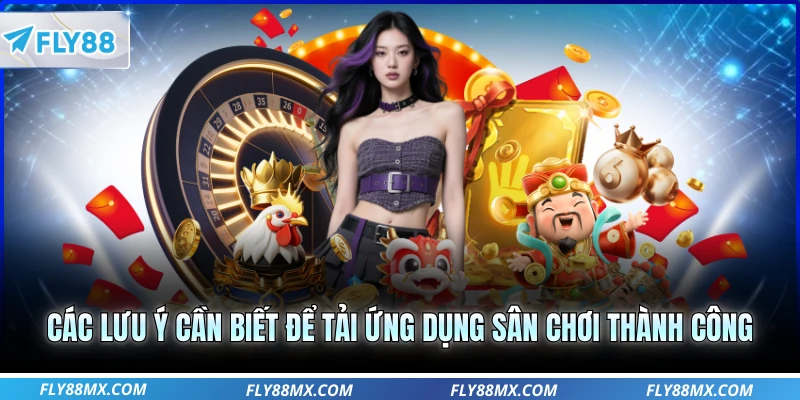 Các lưu ý cần biết để tải ứng dụng sân chơi thành công